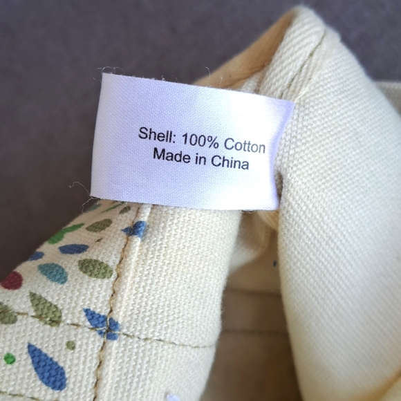 Vintage Y2k Barnes & Noble Small Child Size Tote Bag Canvas Owl Print Book Bag - Picture 7 of 11